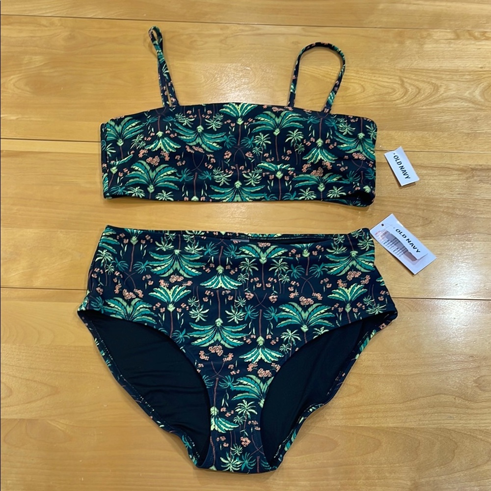 NWT - Tropical Print Bikini Set from Old Navy
